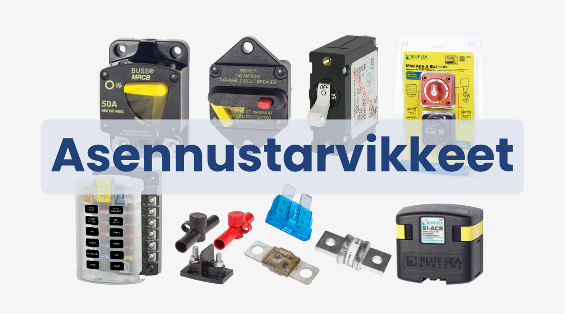 maahantuojan sähkökomponenttien asennustarvikkeisiin