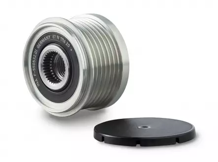 Pulley Multigroove 6 ribs D=55 l=36.1 - Alpha laturien lisävarusteet - 48420130 - 1