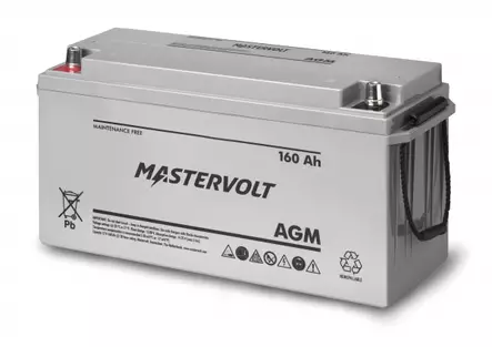Mastervolt AGM Battery 12/160Ah - Mastervolt AGM Akut - 62001600 - 1