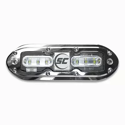 SCM6 White 316L SS underwater light - Shadow-Caster - SCM-6-GW-20 - 1