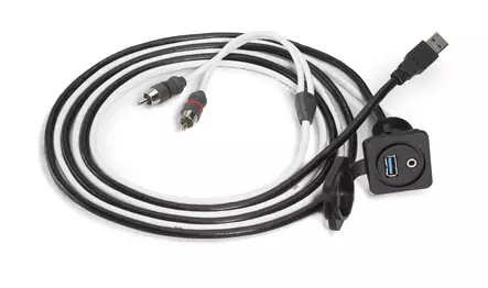 USB- ja 3,5 mm paneeliliitin, JL Audio - JL Audio Marine Soittimet - 010-13421-00 - 2