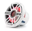M6 10" merisubwoofer, Sport White/White RGB, 4 ohm - JL Audio Marine Subbarit - 010-03085-00 - 2