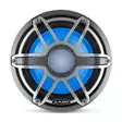 M6 8" merisubwoofer, Sport Gunmetal/Titanium RGB, 4 ohm - JL Audio Marine Subbarit - 010-03082-00 - 2