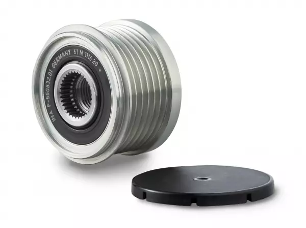 Pulley Multigroove 6 ribs D=55 l=36.1 - Alpha laturien lisävarusteet - 48420130 - 1