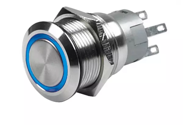 CZone Push Button On-Off Latching 3.3V Blue Led - CZone kytkimet ja kytkinpanelit - 80-911-0061-00 - 1