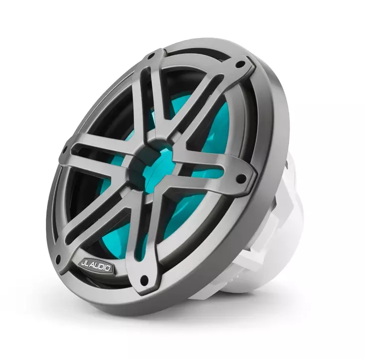 M3 10" upotettava meribassokaiutin, Sport Gray Metallic / RGB - JL Audio Marine Subbarit - 010-03264-00 - 1