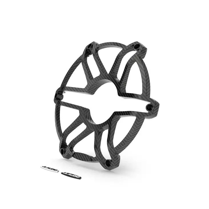 M6 10" subwooferin ritilän sisäosa, Satin Black / Carbon Fiber - JL Audio Marine Subbarit - 010-13534-00 - 1