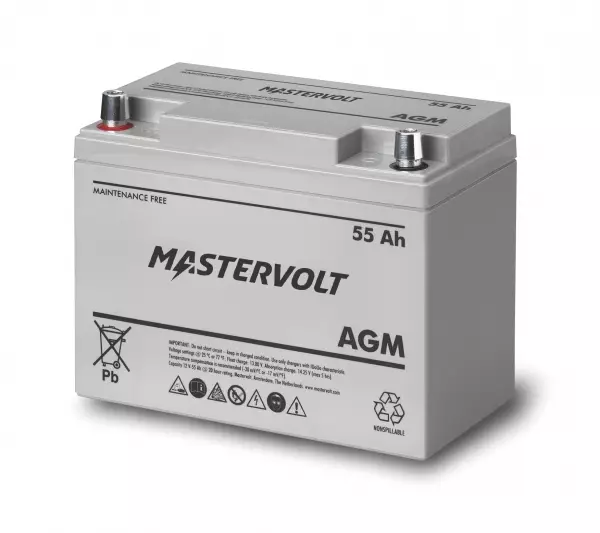 Mastervolt AGM Battery 12/55Ah - Mastervolt AGM Akut - 62000550 - 1