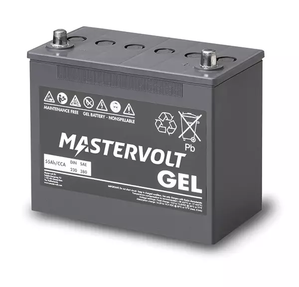 Mastervolt MVG Gel Battery 12/55Ah - Mastervolt GEL Akut - 64000550 - 1