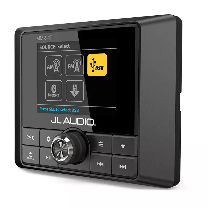 MMR-40 kaukosäädin, NMEA2000, LCD-näyttö - JL Audio Marine Soittimet - 010-03129-00 - 1