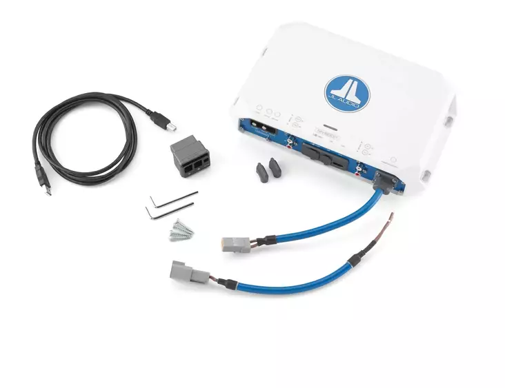 MV600/1 DSP-monoblokki merivahvistin - JL Audio Marine Soittimet - 010-03334-00 - 1