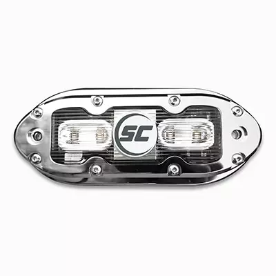 SCM4 White 316L SS underwater light - Shadow-Caster - SCM-4-GW-20 - 1