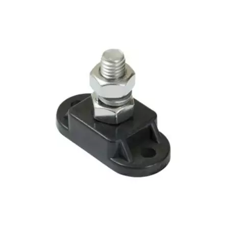 BEP Insulated Studs Single 1x8mm Negative Black (Bulk) - Kytkentäpultit - IS-8MM-1 - 1