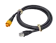 Ethernet adapter: RJ45 M to 5 pin yellow M 1.8 (6ft) - Simrad Ethernet verkko - 000-16168-001 - 1