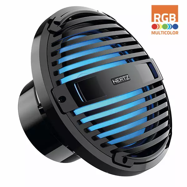 HMS 10 B4-LD-C - 10"4OhmMARINE INF.BAF.SUB BLACK - Hertz Marine Audio Subbarit - 78035461 - 1