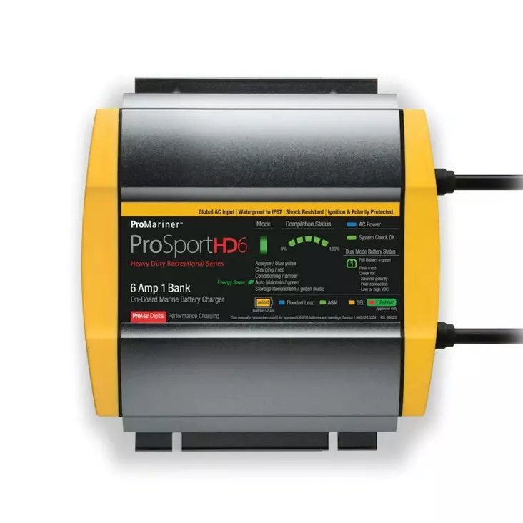 ProMariner ProSportHD 6 Global Battery Charger (12V 6A 1 out) - Promariner Prosport akkulaturit - 44023 - 1