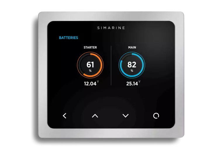 PICO Rev 2.0, Panel-mount, Silver - Simarine valvonta- ja hallintalaitteet - P204 - 1