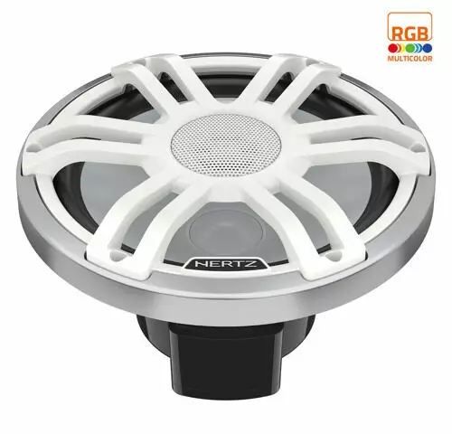 HMX 8 S-LD-SW-8"4OhmSPORTS COAX RGB LED SL-WH - Hertz Marine Audio Kaiuttimet - 78040326 - 1