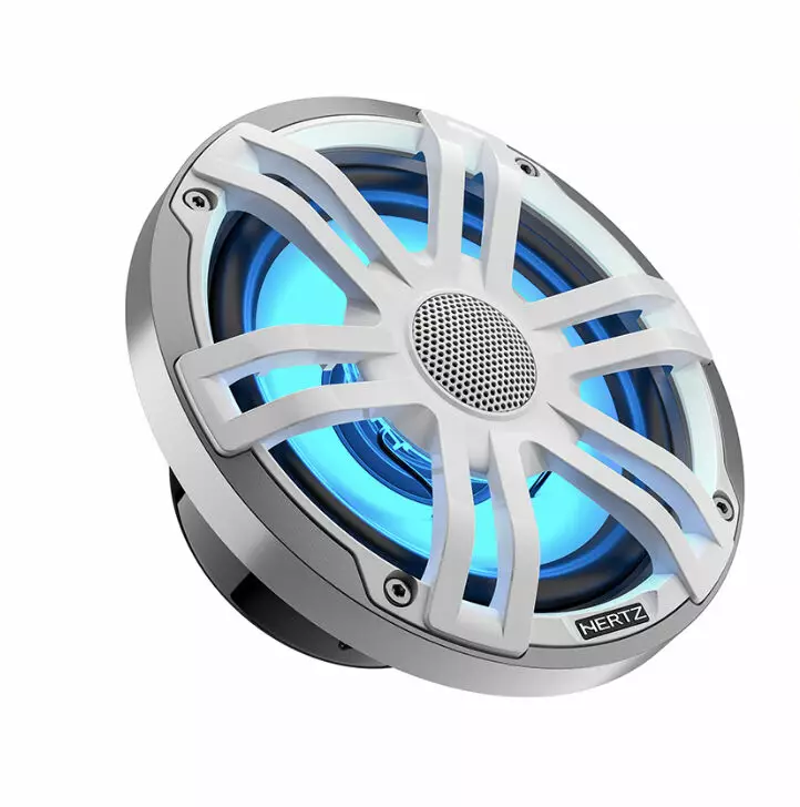 HEX 6.5 S-LD-SW-6.5"4OhmSPORTS COAX RGB LED SL-WH - Hertz Marine Audio Kaiuttimet - 78040376 - 1