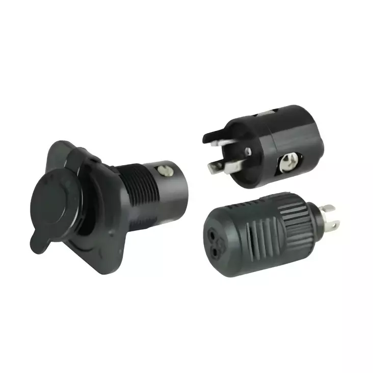 Marinco Trolling Motor Plug And Receptacle with 6 Gauge Adapter - Akkutarvikkeet - 12VCP6 - 1
