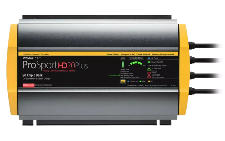 ProMariner ProSportHD 20+ Triple Global Battery Charger (12v 20A 3 out) - Promariner Prosport akkulaturit - 44029 - 1