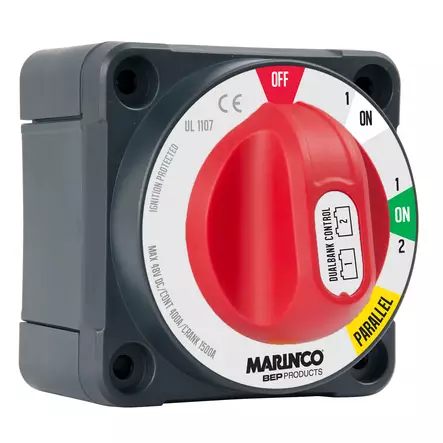 BEP Battery Switch Pro Installer 1/1&2/Parallel/Off 48V Max. 400A Continuous Surface,Rear,Front Mount (Bulk) - Sähköiset pääkytkimet - 772-DBC-B - 1