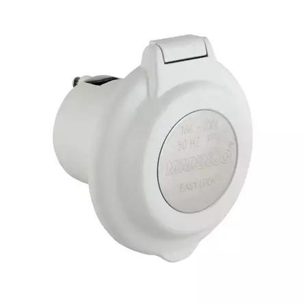 Marinco 30A 125V Inlet Contoured with Stainless Steel Trim - Maasähköliitännät - 304EL-B - 1