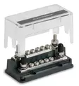 BEP Z Bus Bar Pro Installer With Cover 4x Studs 6mm (1/4") And 10x Screw Terminals 4mm (5/32") 2x200A 50V DC (Bulk) - Kytkentärimat - 777-Z10W-200-B - 1