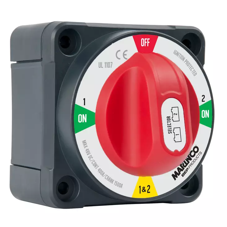 BEP Battery Switch Pro Installer 1/2/Both/Off 48V Max. 400A Continuous (Bulk) - Sähköiset pääkytkimet - 771-S-B - 1