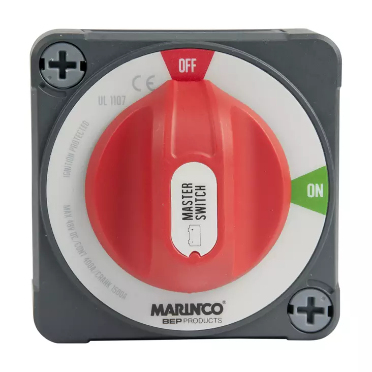 BEP Battery Switch Pro Installer Double Pole EZ Mount Surface Mount Only On/Off 48V Max. 400A Continuous (Bulk) - Sähköiset pääkytkimet - 770-DP-EZ-B - 1