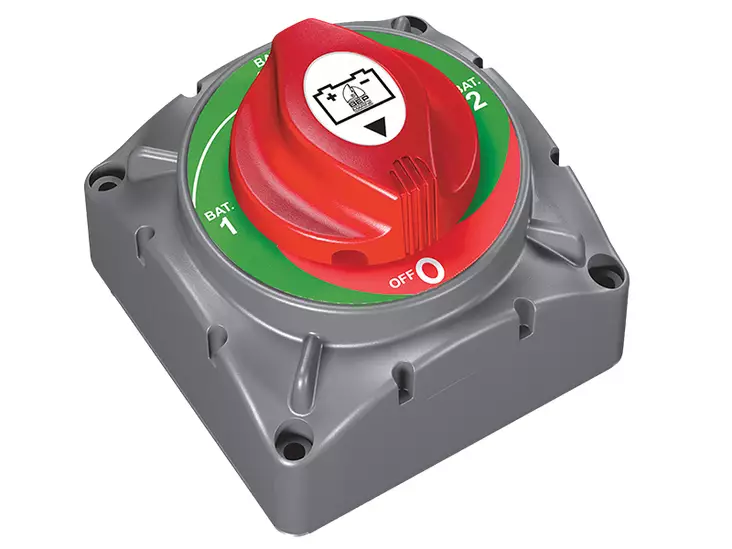 BEP Battery Selector Switch 1-2-Both-Off 48V Max. 350A Continuous (Bulk) - Sähköiset pääkytkimet - 721B - 1