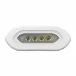 60 degree 4 LED high intensity white spotlight. Flush mount white housing with Dimming - Shadow-Caster - SCM-SLF4X-GW-WH - 1