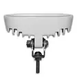 White Housing Diffused 24 watt Flush Mount Spreader Light Tri-Color - Shadow-Caster - SCM-SLF-WBR-WH - 4