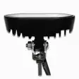Black Housing Diffused 24 watt Flush Mount Spreader Light withDimming - Shadow-Caster - SCM-SLF-GW-BK - 3
