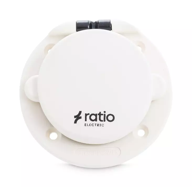 ECO-pistorasia 230VAC/16A, valkoinen - Maasähköliitännät - MP16-10-K - 1