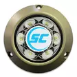SC3 Series anodized surface mount Blue/White - Shadow-Caster - SC3-BW-ALSM - 1