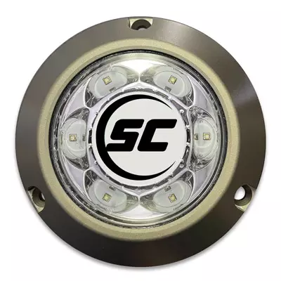 SC3 Series anodized surface mount White - Shadow-Caster - SC3-GW-ALSM - 1