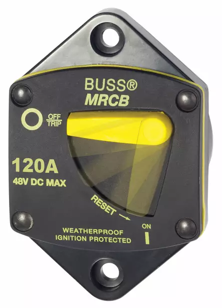 Blue Sea Systems Circuit Breaker 187 Panel Mount 120A (Bulk) - Automaattisulakkeet - 7046B-BSS - 1