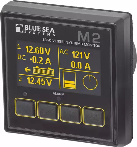 Blue Sea Systems M2 Vessel Monitor System VSM - Virta-ja jännitemittarit - 1850-BSS - 2