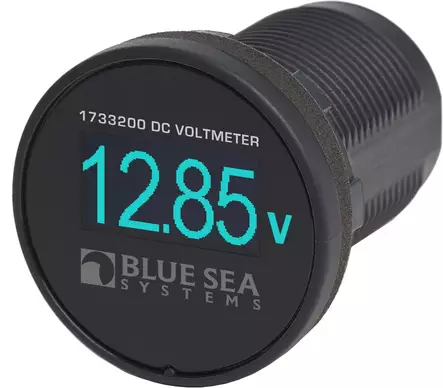 Blue Sea Systems Meter Mini OLED DC Voltage - Blue - Virta-ja jännitemittarit - 1733200-BSS - 1