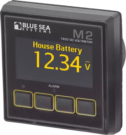 Blue Sea Systems Monitor M2 OLED DC Voltage - Virta-ja jännitemittarit - 1833-BSS - 2
