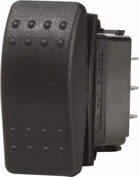Blue Sea Systems Switch Contura2 SPDT (On)-Off-(On) Black - Keinukytkimet - 7933-BSS - 1