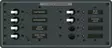 Kytkinpaneli 6x15A, 2xtyhjä - Below-deck panelit - 8385-BSS - 1
