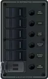 PANEL H2O CB USB 12/24VDC 5POS VERT BL - Vesitiiviit panelit - 8521-BSS - 1
