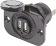Blue Sea Systems 12/24VDC Dual USB Charger 5V 2.1A Socket - Akkutarvikkeet - 1016-BSS - 2