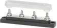 Blue Sea Systems BusBar 4x1/4in-20 Common Bus with Cover (Bulk) - Kytkentärimat - 2307B-BSS - 1
