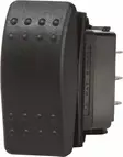 Blue Sea Systems Switch Contura2 SPDT (On)-Off-(On) Black - Keinukytkimet - 7933-BSS - 1