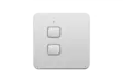 NEREIDE LIGHT SWITCH – 2 buttons Silver - Simarine - N-LS-D-2S - 1
