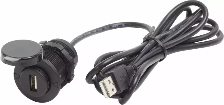 Blue Sea Systems 12VDC USB 2.0 Port with Extension Cable - Maasähköliitännät - 1044-BSS - 1