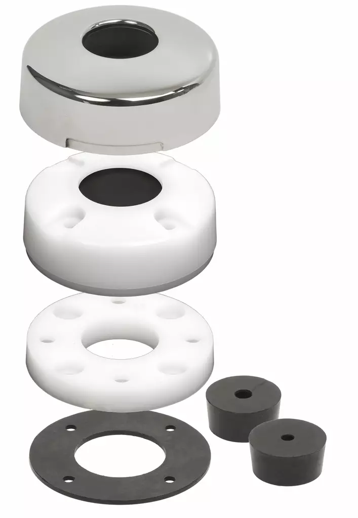 Blue Sea Systems CableClam .825 in Stainless Steel Cover PreDrilled - Kaapeliläpiviennit - 1002100-BSS - 1